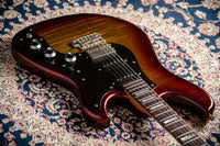 Novo Idris HSS Limited Sienna Burst Sparkle, Throbak Pickups, Signed by Dennis Fano #25737