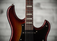 Novo Idris HSS Limited Sienna Burst Sparkle, Throbak Pickups, Signed by Dennis Fano #25737