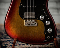 Novo Idris HSS Limited Sienna Burst Sparkle, Throbak Pickups, Signed by Dennis Fano #25737