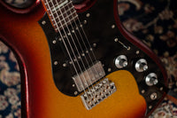 Novo Idris HSS Limited Sienna Burst Sparkle, Throbak Pickups, Signed by Dennis Fano #25737