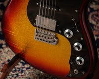 Novo Idris HSS Limited Sienna Burst Sparkle, Throbak Pickups, Signed by Dennis Fano #25737