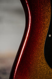 Novo Idris HSS Limited Sienna Burst Sparkle, Throbak Pickups, Signed by Dennis Fano #25772