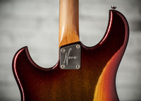 Novo Idris HSS Limited Sienna Burst Sparkle, Throbak Pickups, Signed by Dennis Fano #25772