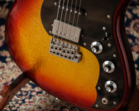 Novo Idris HSS Limited Sienna Burst Sparkle, Throbak Pickups, Signed by Dennis Fano #25772