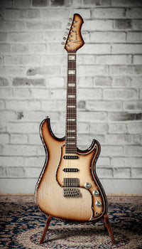 Novo Idris HSS Limited Toasted Marshmallow, Throbak Pickups, Signed by Dennis Fano #25683