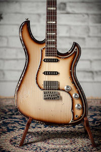 Novo Idris HSS Limited Toasted Marshmallow, Throbak Pickups, Signed by Dennis Fano #25683