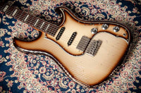 Novo Idris HSS Limited Toasted Marshmallow, Throbak Pickups, Signed by Dennis Fano #25683