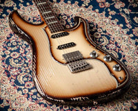 Novo Idris HSS Limited Toasted Marshmallow, Throbak Pickups, Signed by Dennis Fano #25683
