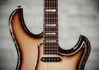 Novo Idris HSS Limited Toasted Marshmallow, Throbak Pickups, Signed by Dennis Fano #25683