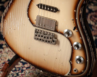 Novo Idris HSS Limited Toasted Marshmallow, Throbak Pickups, Signed by Dennis Fano #25683