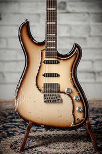 Novo Idris HSS Limited Toasted Marshmallow, Throbak Pickups, Signed by Dennis Fano #25684