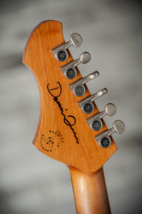 Novo Idris HSS Limited Toasted Marshmallow, Throbak Pickups, Signed by Dennis Fano #25684