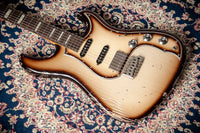 Novo Idris HSS Limited Toasted Marshmallow, Throbak Pickups, Signed by Dennis Fano #25684