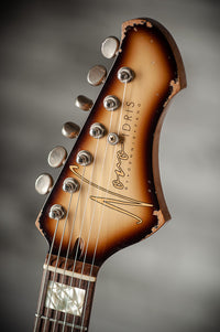 Novo Idris HSS Limited Toasted Marshmallow, Throbak Pickups, Signed by Dennis Fano #25684