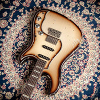 Novo Idris HSS Limited Toasted Marshmallow, Throbak Pickups, Signed by Dennis Fano #25684
