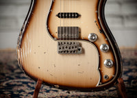 Novo Idris HSS Limited Toasted Marshmallow, Throbak Pickups, Signed by Dennis Fano #25684