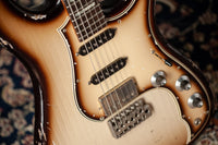Novo Idris HSS Limited Toasted Marshmallow, Throbak Pickups, Signed by Dennis Fano #25684
