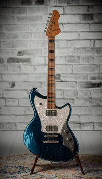 Novo Serus H2 Lake Como Blue over Daphne Blue Medium Distress Block Inlay #241013