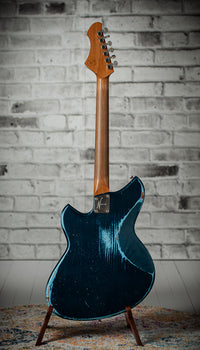 Novo Serus H2 Lake Como Blue over Daphne Blue Medium Distress Block Inlay #241013