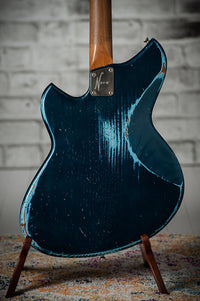 Novo Serus H2 Lake Como Blue over Daphne Blue Medium Distress Block Inlay #241013