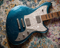 Novo Serus H2 Lake Como Blue over Daphne Blue Medium Distress Block Inlay #241013