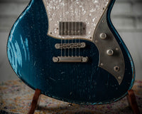 Novo Serus H2 Lake Como Blue over Daphne Blue Medium Distress Block Inlay #241013