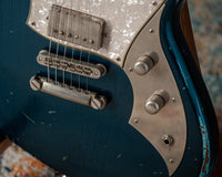 Novo Serus H2 Lake Como Blue over Daphne Blue Medium Distress Block Inlay #241013