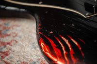 Novo Serus J Bull Black over Candy Apple Red Medium Distress #26079