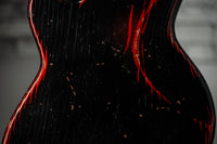 Novo Serus J Bull Black over Candy Apple Red Medium Distress #26079