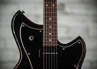 Novo Serus J Bull Black over Candy Apple Red Medium Distress #26079