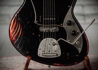Novo Serus J Bull Black over Candy Apple Red Medium Distress #26079