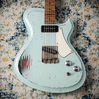 Novo Solus F2 Custom Sonic Blue over 3-Tone Sunburst #25073