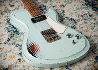 Novo Solus F2 Custom Sonic Blue over 3-Tone Sunburst #25073