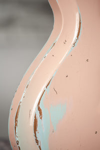 Novo Solus F2 Shell Pink over Sonic Blue Medium Distress #25578