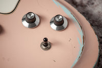 Novo Solus F2 Shell Pink over Sonic Blue Medium Distress #25578