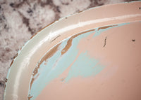 Novo Solus F2 Shell Pink over Sonic Blue Medium Distress #25578