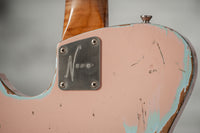 Novo Solus F2 Shell Pink over Sonic Blue Medium Distress #25578