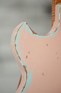 Novo Solus F2 Shell Pink over Sonic Blue Medium Distress #25578