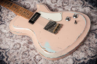 Novo Solus F2 Shell Pink over Sonic Blue Medium Distress #25578