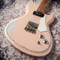 Novo Solus F2 Shell Pink over Sonic Blue Medium Distress #25578