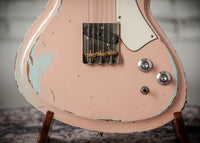Novo Solus F2 Shell Pink over Sonic Blue Medium Distress #25578