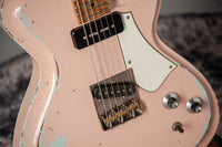 Novo Solus F2 Shell Pink over Sonic Blue Medium Distress #25578