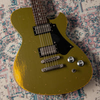 Novo Solus H2 Uffington Green over Vandalism Yellow Medium Distress SN# 24938