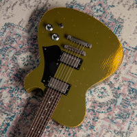 Novo Solus H2 Uffington Green over Vandalism Yellow Medium Distress SN# 24938