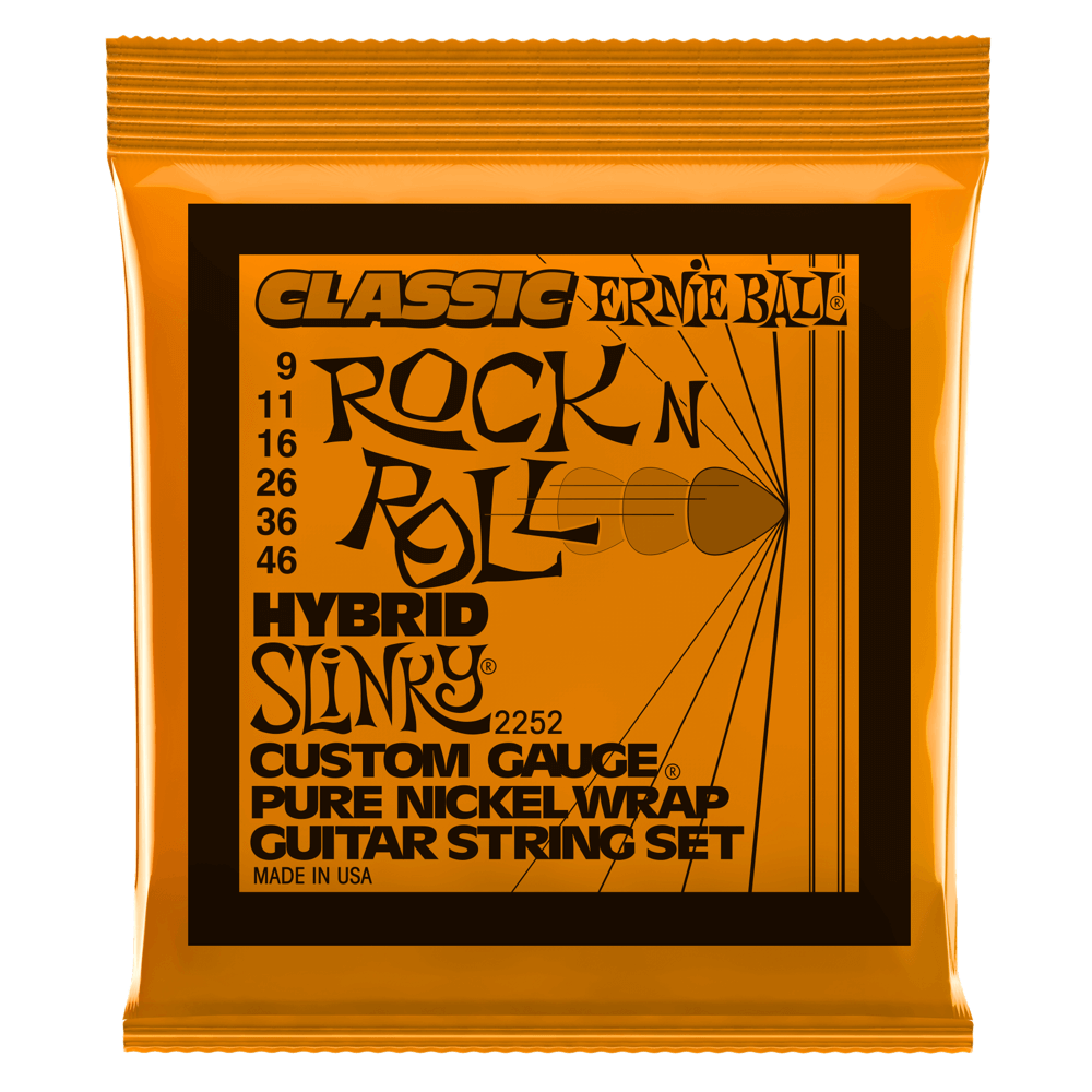 ERNIE BALL 2252EB CLASSIC R&R HYBRID SLINKY 9-46