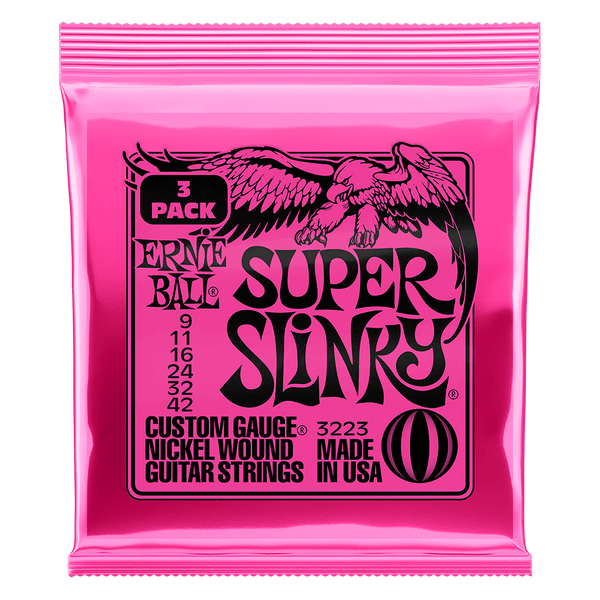 Ernie Ball Super Slinky 3-Pack
