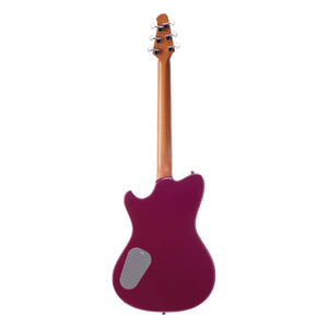 Powers Electric A-Type, Aubergine / Ruby Star, back