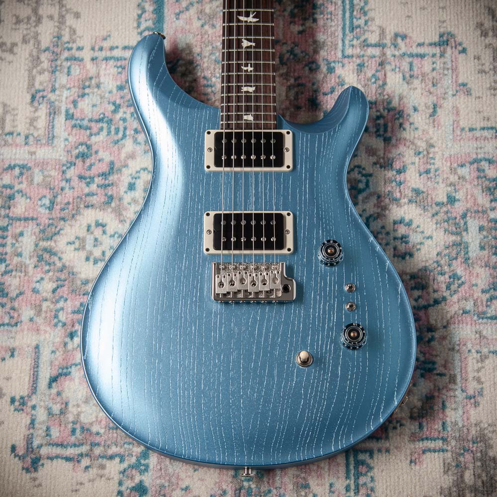 PRS CE24-08 Swamp Ash Ltd. Frost Blue Metallic SN#0399382