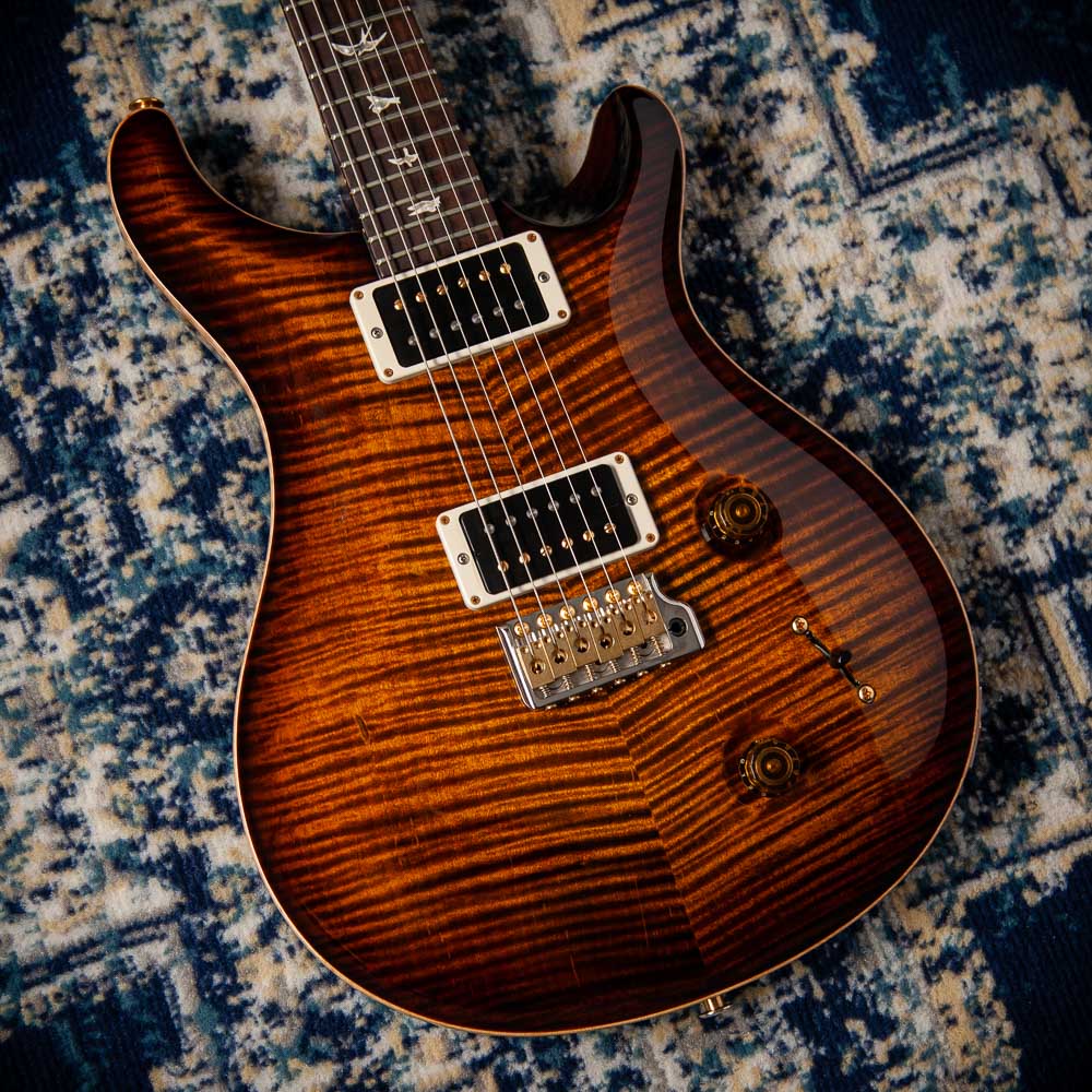 PRS Custom 22 10 Top Black Gold #0327815 Used