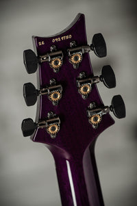 PRS Custom 24 Quilted Maple Artist Top, Trans Purple #0429750